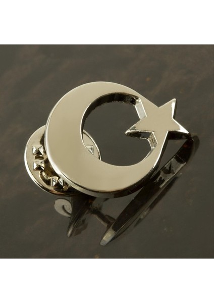 Drnds Ay Yıldız Yaka Rozet-Gümüş Rengi modelleri