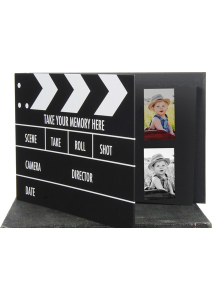 Klaket Fotoğraf Albümü + Ipli Mandallı Fotoğraf Albümü ve Fotoğraf Çerçevesi - 2li Set T7H9H9 fiyatları