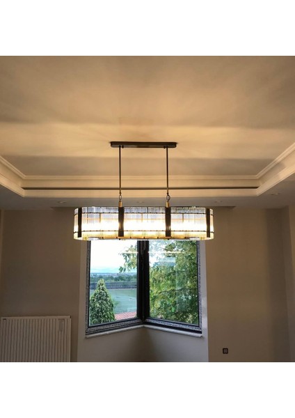 Royale Eskitme Lüx Yemek Masası Üzeri Avize 90 cm fiyatları