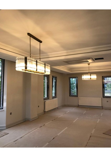 Royale Eskitme Lüx Yemek Masası Üzeri Avize 90 cm modelleri