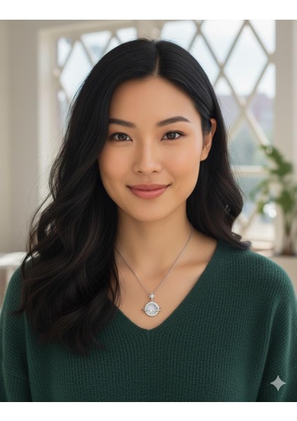 Gezegen Model Gümüş Kaplama Çelik Kolye fırsatları