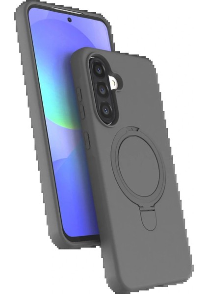 Samsung Galaxy A26 Regal Magsafe Standlı Kapak - Titan Gri