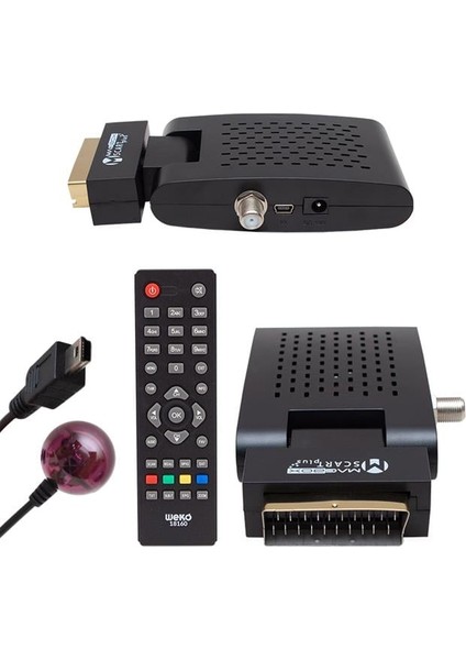Magbox Scart Tkgs'li Scart Girişli Sd Uydu Alıcısı