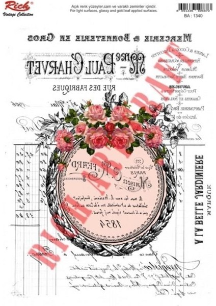 Rich 1340 Vintage Kolay Transfer 23X33 cm