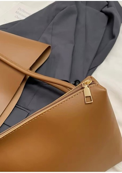 Fre Ön Cepli Mıknatıs Kapaklı Cüzdan Detaylı Kadın El Kol ve Omuz Çantası Vizon modelleri