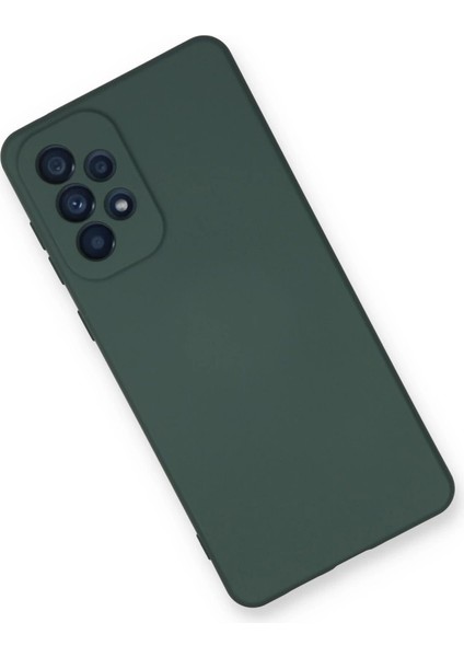 Samsung Galaxy A53 5g Kılıf Nano Içi Kadife Silikon - Koyu Yeşil fiyatları