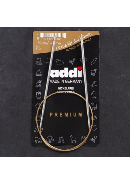 Addi 3,5mm 60CM Klasik Misinalı Şiş - 105-7