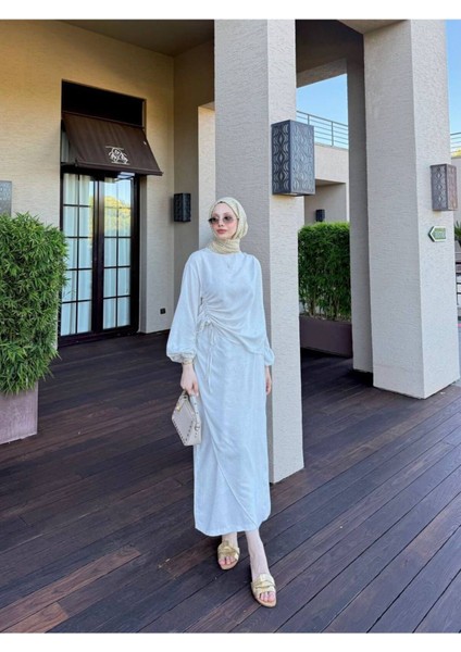 Kadın Anvelop Etekli Takım M41403 - Taş