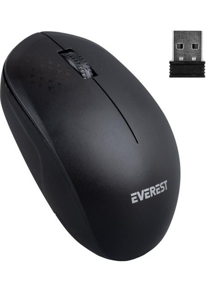 Everest Smw-88 USB Siyah 1200 Dpı 2.4ghz Kablosuz Mouse