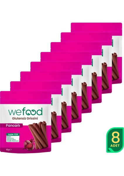 Glutensiz Grissini Pancarlı 8'li