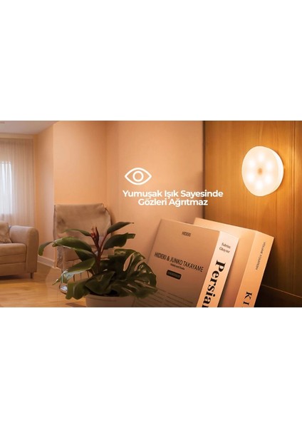 V-009 Hareket Sensörlü USB Şarjlı LED Işık Lamba-Oda, Mutfak, Salon ve Merdiven Işıklandırma indirimleri