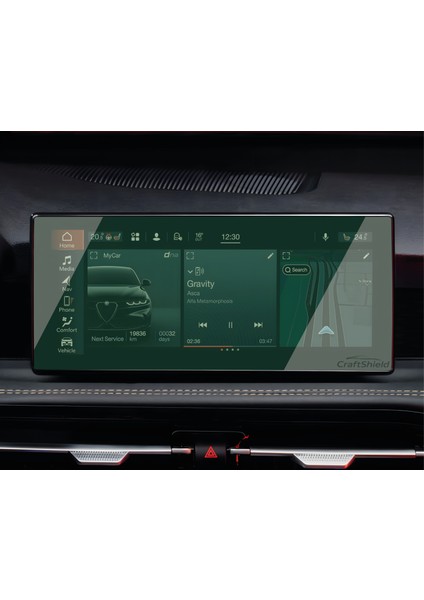 Alfa Romeo Tonale (2022-2025) Uyumlu 10.25" Multimedya 9h Nano Ekran Koruyucu fiyatları