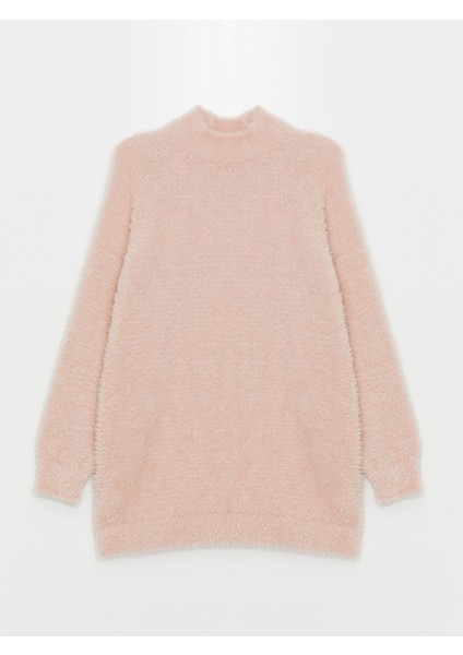 Yeni Sezon Dik Yaka Kadın Pelüş Triko Tunik indirimleri