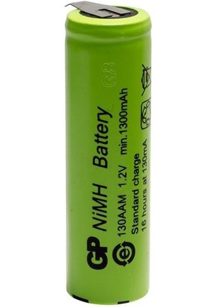 Gp 1300MA 1.2V Düz Kafa Puntalı Aa Kalem Pil 130AAM