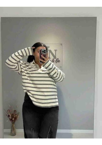 Çizgili Bluz