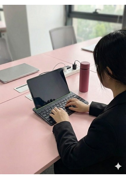 Bluetooth 5.0 Standlı Türkçe Q Klavye Bilgisayar Telefon Tablet Televizyon Uyumlu Keyboard modelleri