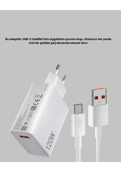 Drnds 120W Ultra Hızlı Şarj Adaptörü Usb-C Destekli Güçlü Şarj Teknolojisi modelleri