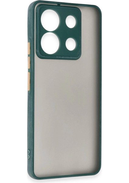 Newface Note 13 5g Kılıf Montreal Silikon Kapak - Yeşil fiyatları