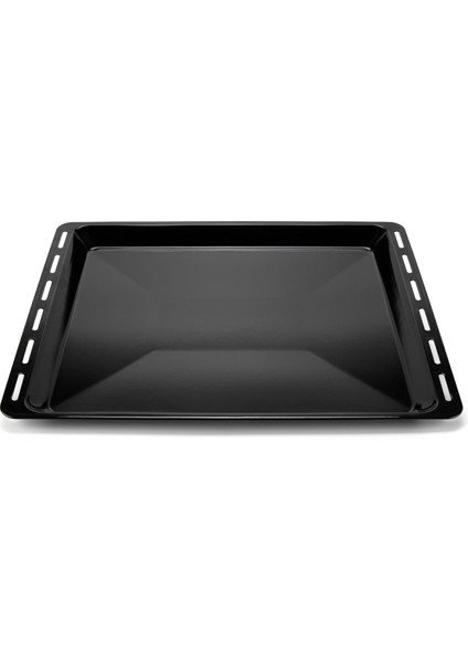 Ankastre Emaye Fırın Tepsisi 46,5X37,0X2CM Bosch Siemens Beko Arçelik Vestel Profilo Uyumlu Siyah Renk