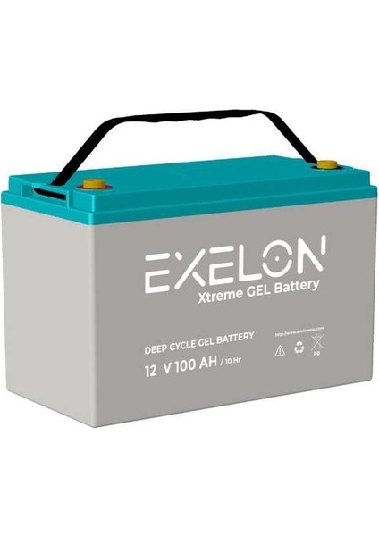 12 Volt 100 Amper Jel Akü Derin Döngü Deep Cycle