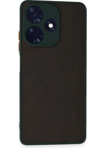 Newface Infinix Hot 30 4g Kılıf Montreal Silikon Kapak - Yeşil