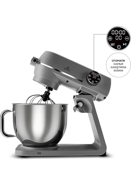 1800W Yüksek Güç Ile Kıyma Çek Çırp, Karıştır ve Hamur Yoğur Döküm Gövdeli Mutfak Şefi & Sucuk ve Kıyma Makinesi fırsatları