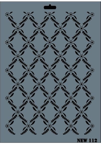 Rich New Seri N-112 Stencil 35X25 cm