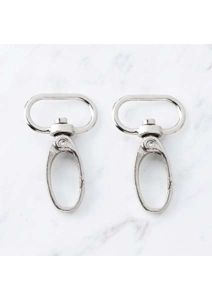 2,5x4 cm 2 Li Makrome Anahtarlık Kancası