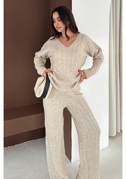 Kadın Örgü Triko Takım – Cozy Texture modelleri