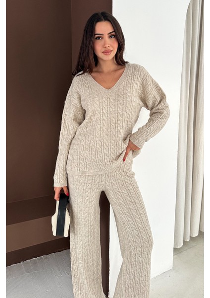 Kadın Örgü Triko Takım – Cozy Texture fırsatları