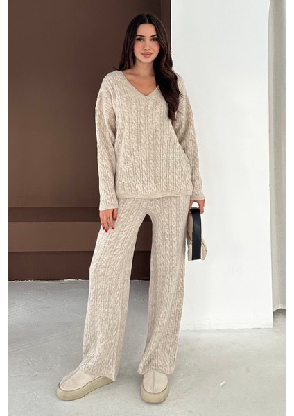 Kadın Örgü Triko Takım – Cozy Texture indirimleri