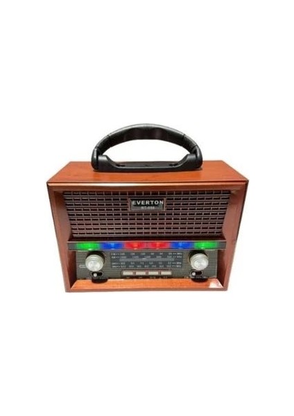 RT-558 Nostalji Ledli Şarjlı Bluetooth Hoparlör