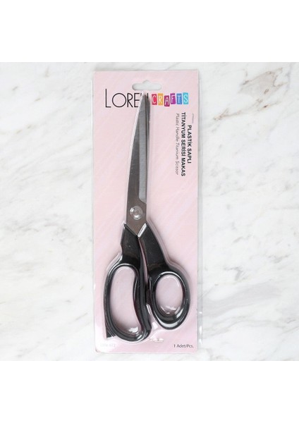 Crafts Plastik Saplı Titanyum Makas Siyah Lr