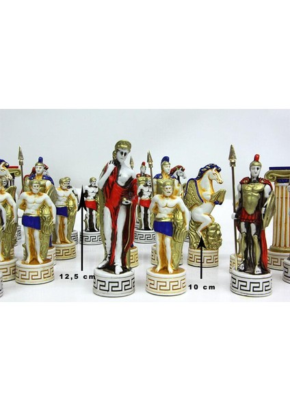 Satranç Taşı Polyester Büyükboy Herakles Dekoratif Hediyelik fırsatları