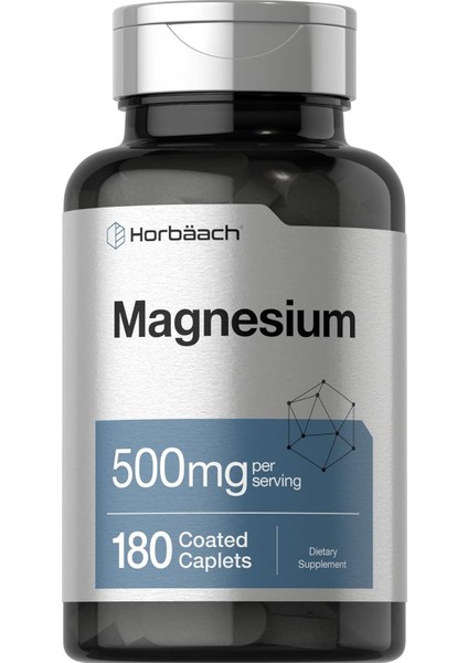Magnesium 500MG Per Serving 180 Caplets