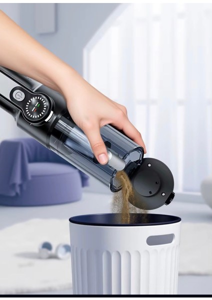 Suitu ST-126 Plus Kablosuz Şarjlı Araç Süpürgesi Yüksek Emiş Gücü, Şarjlı Taşınabilir El Süpürge Vakum Üfleme