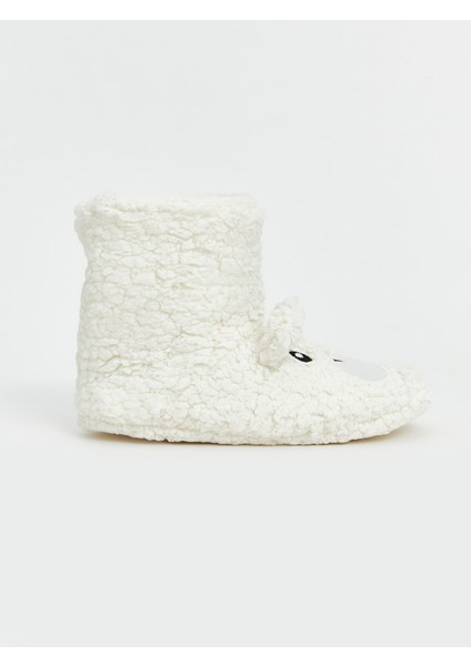 Yeni Sezon Ayıcık Figürlü Pelüş Kadın Ev Botu fiyatları