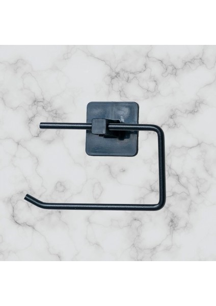 Kendiliğinden Yapışkanlı Siyah Paslanmaz Metal Kapaksız Tuvalet Kağıtlığı Aparatı fiyatları