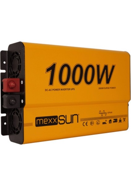 12V Volt - 1000W Watt Ats Ups Şarjlı Tam Sınüs Inverter ( Ekranlı ) fırsatları