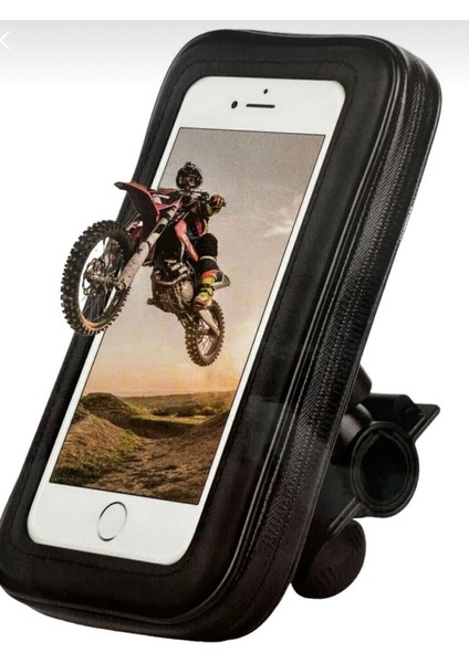 Motorsiklet Bisiklet Telefon Tutucu Su Geçirmez Kılıf Motor Tutacağı