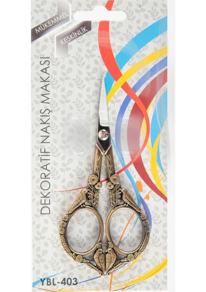 Nakış Makası Dekoratif Eskitme Kuş YBL-403 24