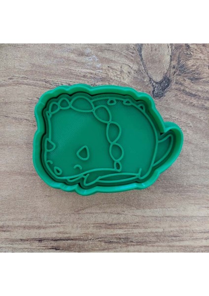 Dinozor Temalı 4’lü Kurabiye Kalıbı Seti - Polimer Kil, Oyun Hamuru Damga ve Kesici Şekillendirici modelleri