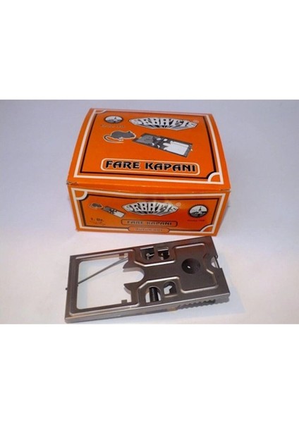 Sebat-Iş Yaylı Metal Fare Kapanı 12 Adet modelleri