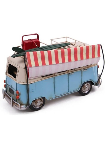 Dekoratif Metal Minibüs Tenteli Vintage Vosvos Hediyelik modelleri