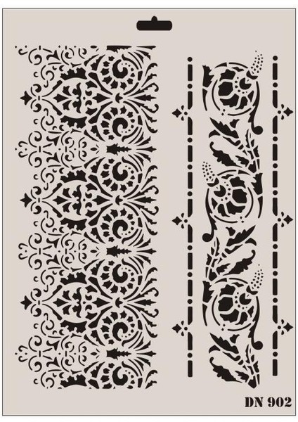 Rich Dantel Seri DN-902 Stencil 35X25 cm