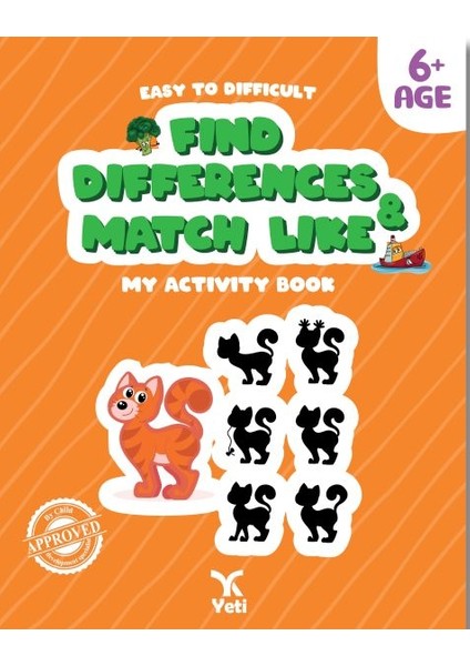 Ingilizce Kolaydan Zora Farkı Bul Benzerini Eşleştir Kitabı