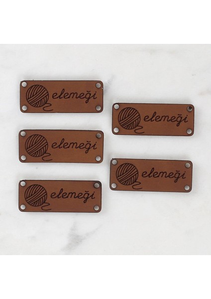 Crafts Elemeği Deri Arma 5 Adet - 1584