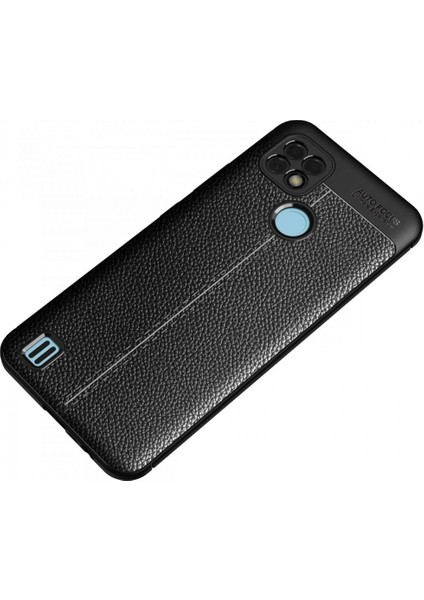 Realme C25 Kılıf Auto Focus Kapak - Siyah