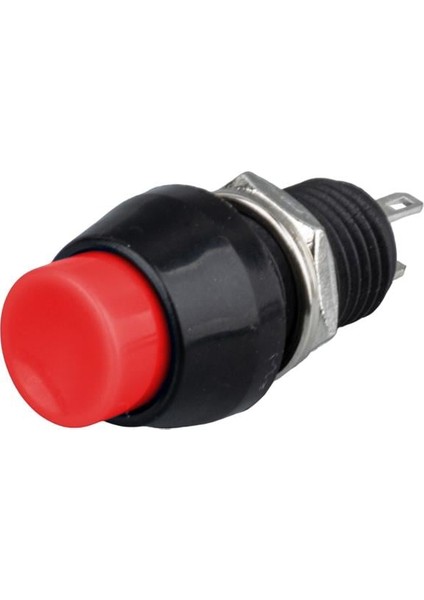 IC-191 Kırmızı 2 Pin Basmalı On-Off Anahtar Buton 10MM