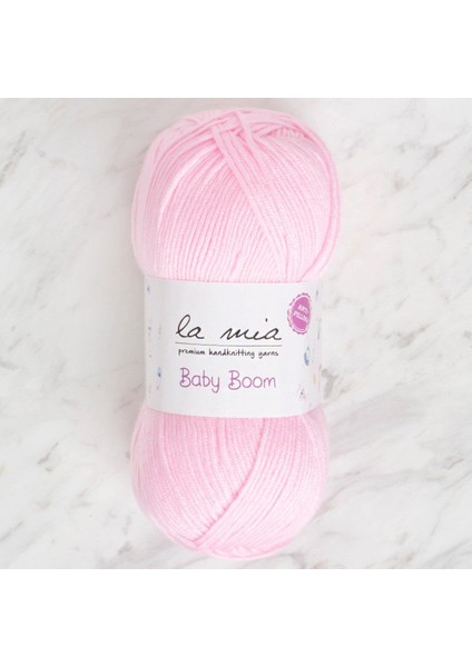 La Mia Baby Boom Bebe Pembe El Örgü Ipi - 782 - 34119